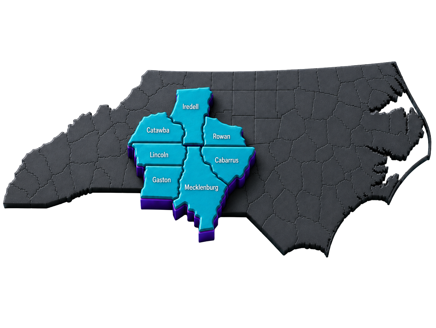 704 Fence Co Service Area — NC