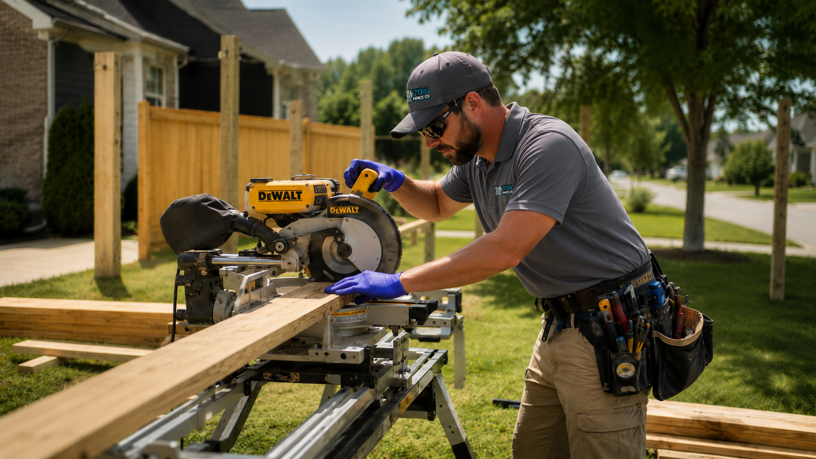 704 Fence Co at Work